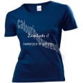Tricou Femei, Zambeste, Dumnezeu te iubeste! - navy